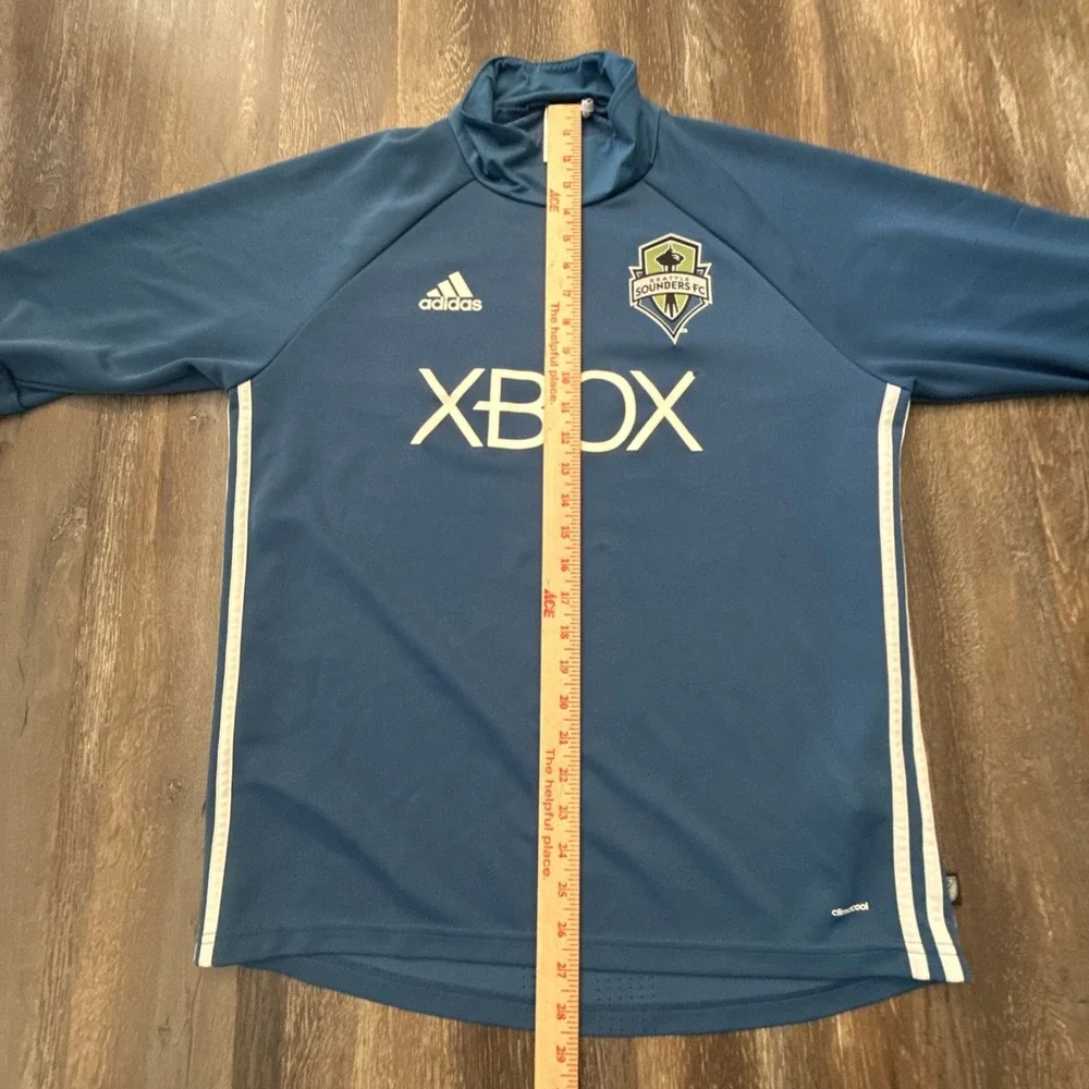Adidas Seattle Sounders XBOX Home Long Sleeve Soccer Jersey Size L Goalie Kit